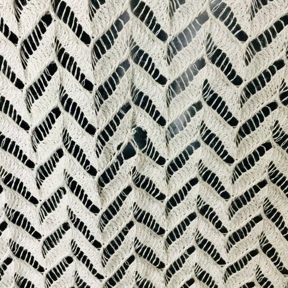 BKE Boutique Blouse Womens M V neck Boho Lace Back Button Front FLAW - Picture 5 of 8